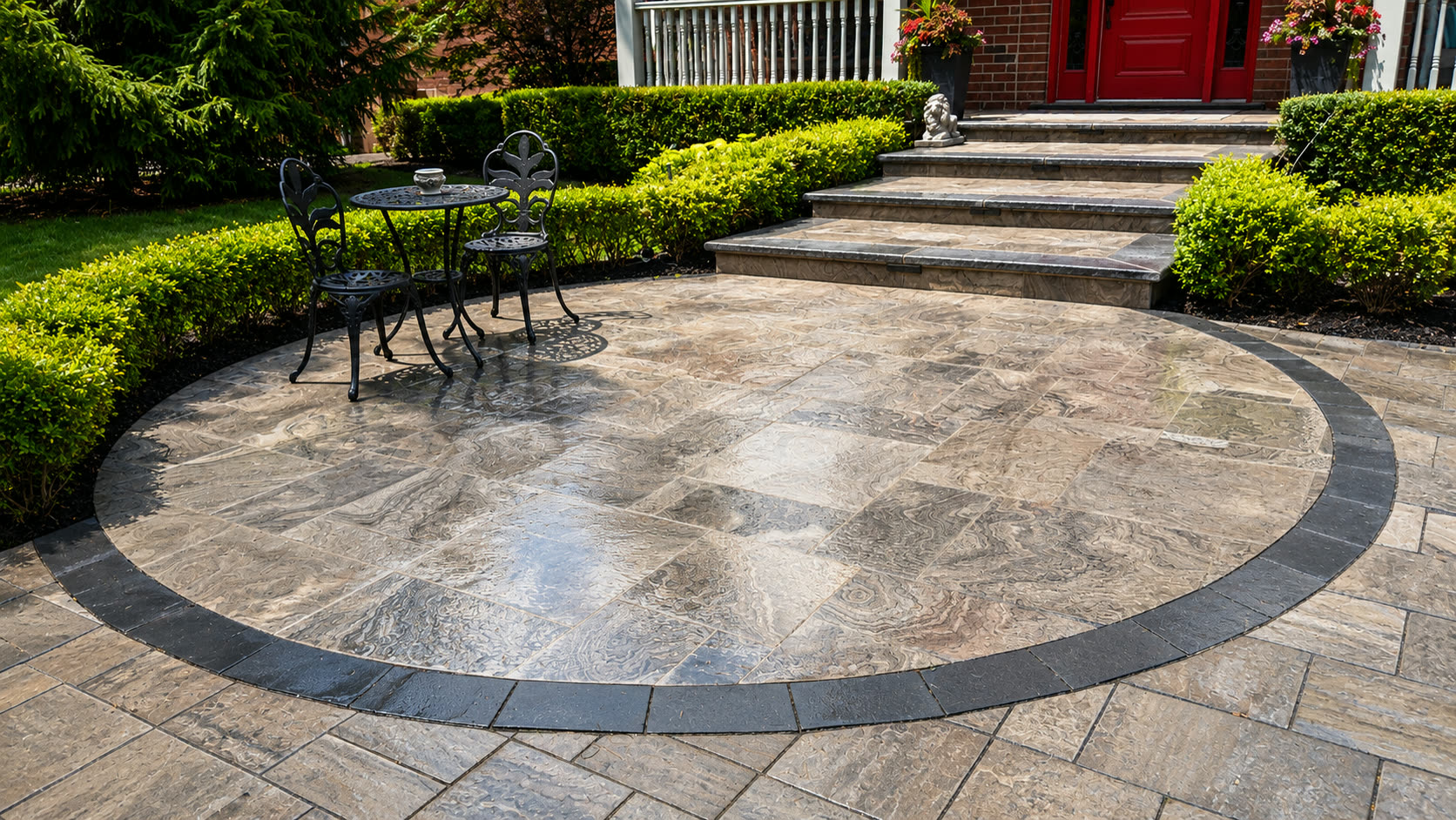 Concrete & Flagstone project