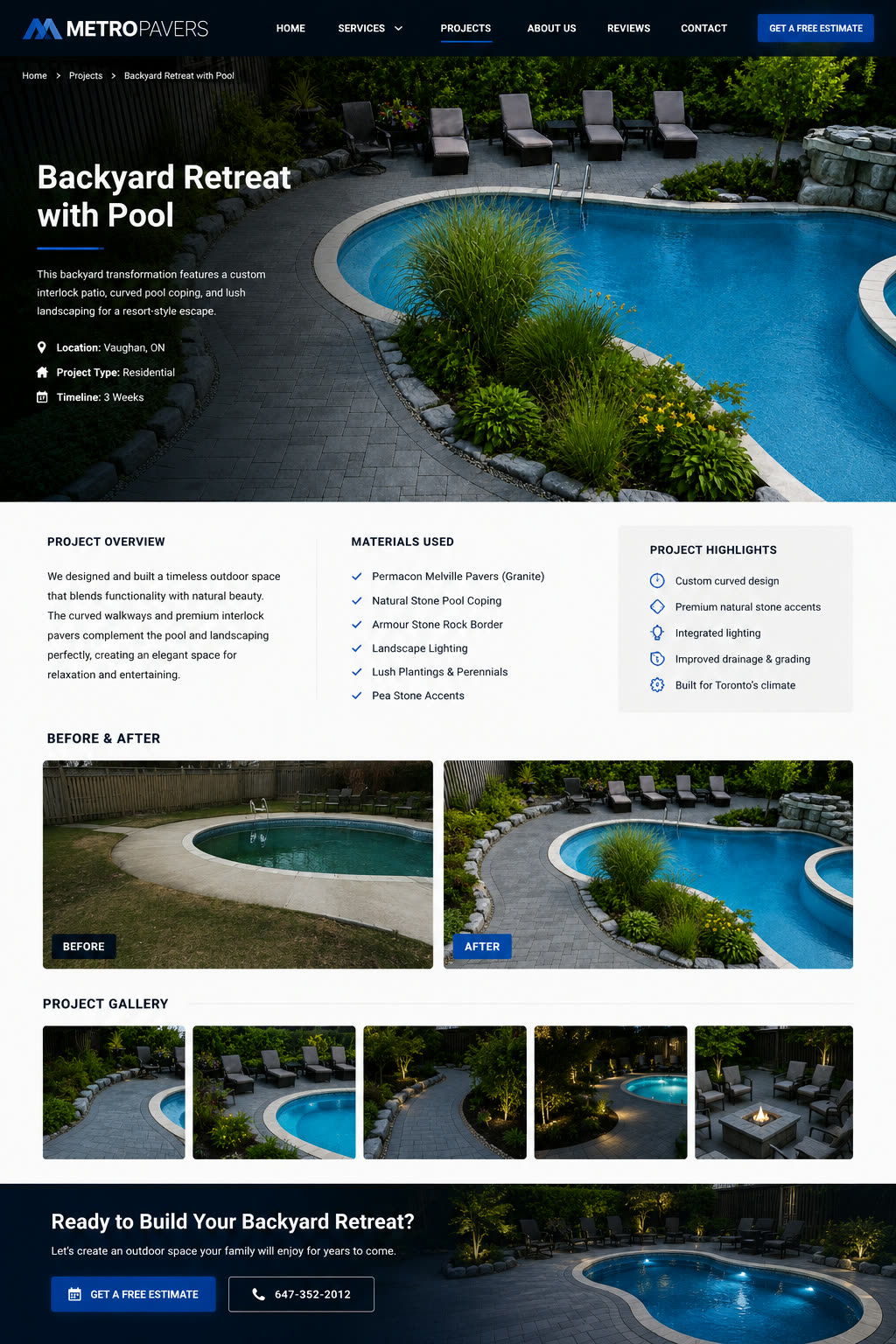 Pool & Landscapes project